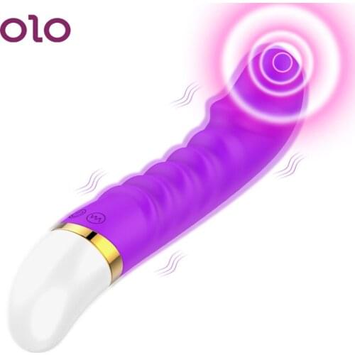 OLO G-spot Dildo Vibrator Vagina Massager 12 Speed Clitoris Stimulator Waterproof Sex Toys for Woman Female Masturbator