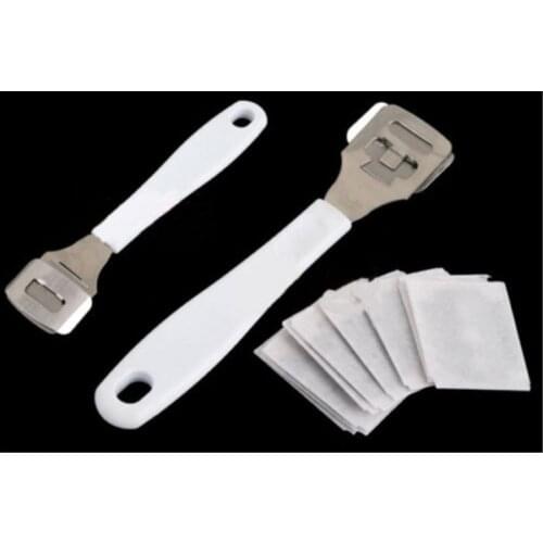 Dry Hard Skin Remover Foot Callus Shaver Corn Cutter Tool Pedicure+10 Blades Shaving Blades Hot Sale