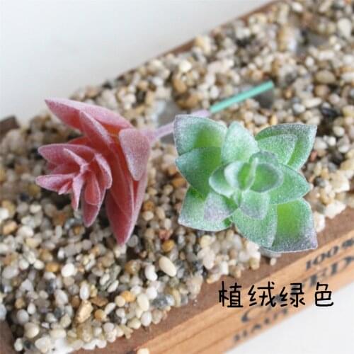 3.5X6cm Mini Fake Succulents Plants Artificial Succulent Plants Landscape Arrangement Flowers for Home Garden Wedding Decoration