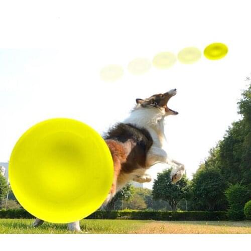 Dog Flying Discs Pet Training Ring Interactive Training Puppy Dog Toy Portable Outdoors Dog Toys Pet Supplies Dog Toothbrush