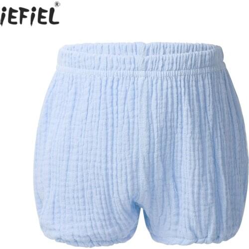 Summer Casual Baby Shorts Candy Color Elastic Cotton Boys Girls Bloomer Unisex Fashion Loose Harem Shorts Diaper Cover Underwear