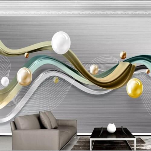 Milofi custom 3D mural wallpaper now 3d geometric marble modern minimalist TV background wall decoration wallpaper mural