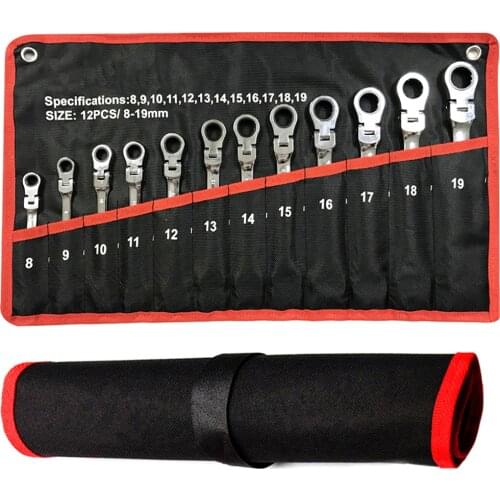 Ratchet Wrench Set Hand Tool Socket Wrenchs Multifunction Car Repair Tool Set Chrome Steel Spanner Set Tools Key Spanner