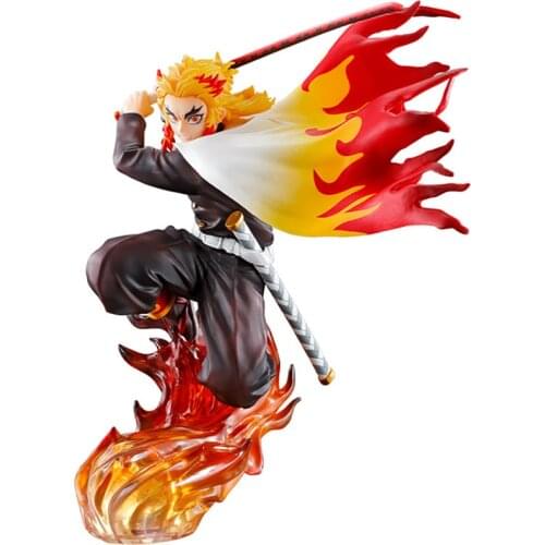 Judai Original Banpresto Ichiban Kuji Demon Slayer Kimetsu No Yaiba Movie Infinity Train Arc Rengoku Kyojuro Action Figure Toys
