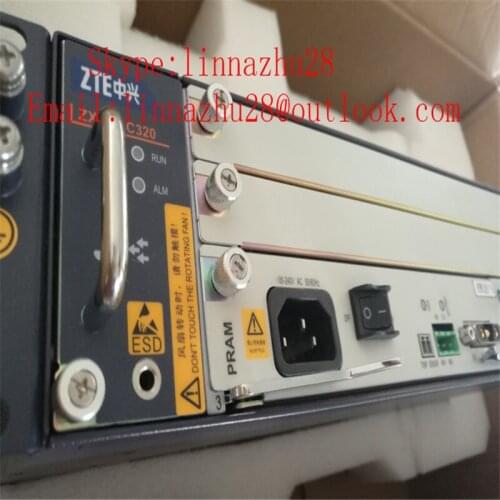 Original ZTE ZXA10 C320 10G OLT, SMXA Card*1PCS with PRAM card, AC+DC power supply, support GPON and EPON card