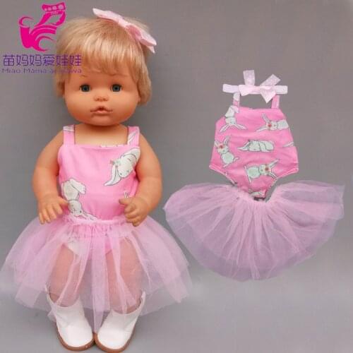 42cm Bebe Doll Dress for 16 Inch Nenuco Ropa Y Su Hermanita 17 Inch Reborn Baby Doll Clothing Accessories