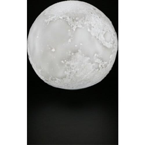 15CM LED 3D PVC touch switch Warm & Cool White Dimmable 3000k 6000k moon night lighting