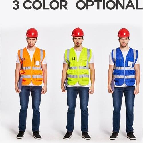 High Visibility Reflective Vest Night Cycling/Bicycle Reflective Vest Night Running Vest Men Mesh Summer Vest For Momen
