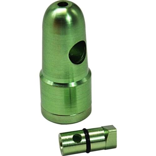 TOPPUFF Rocket Metal Snuff Bullet Sniffer Snorter Dispenser 44MM Mini Bullet Snuff Snoter Tool Smoking Accessories