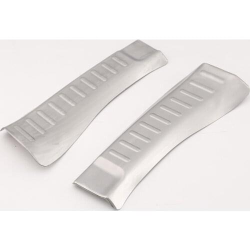 Stainless Steel Rear Bumper Cover Sill Plate Protector Guard for Honda Fit 2014-2019