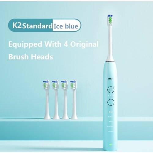 JIMOK K2 Electric Toothbrush Powerful Ultrasonic Sonic Electric USB Rechargeable Adult Whitening Medical Technology Brushing K2