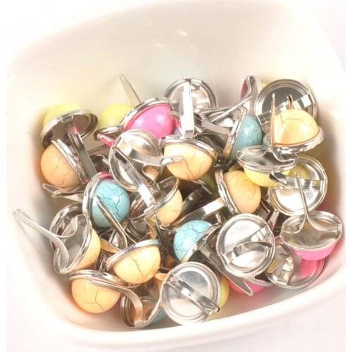 20Pcs Round Sliver/gold brads For DIY scrapbooking Clothing Rivet Tool Metal Studs Bag Shoes Decor Apparel Accessories C2581