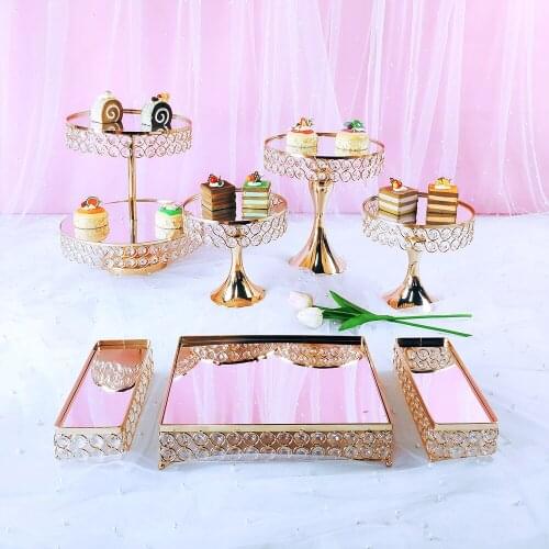 4-8pcs cake stand cupcake tray cake tools home decoration dessert table decorating party suppliers Wedding Display