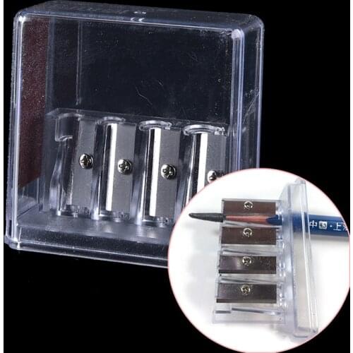 4 Holes Multi-functional Sharpener For Charcoal Pencil Sketch Pencils Drawing