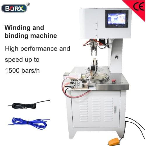 BORX Fully automatic figure-eight winding and tying machine for round power cords Automatic tying machine