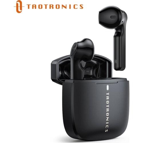 TaoTronics SoundLiberty 95 TWS Bluetooth Earphone AptX Codec Hi-Fi Headphones 28H Playtime Smart Charging Box Wireless Headset