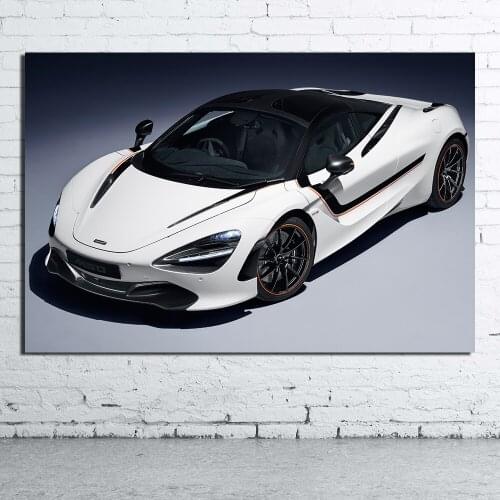 1 Piece DIY Frame Canvas Painting Mclaren 720s Supercar HD Posters and Prints Wall Pictures for Living Room Decor