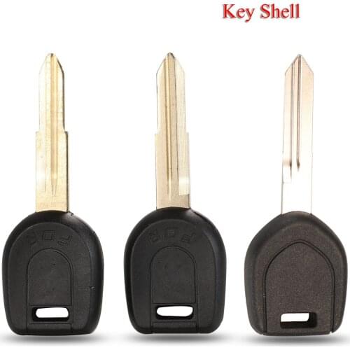 Kutery Remote Car Key Shell For Mitsubishi Colt Lancer Mirage Left/Right Blade No Chip 3Buttons Replacement Cover Fob Case