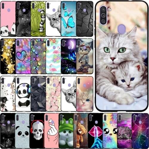 For Samsung Galaxy M11 Case Silicone Back Cover For Samsung Galaxy M11 M 11 M115F Phone Case Soft TPU Coque Funda Capa Bumper