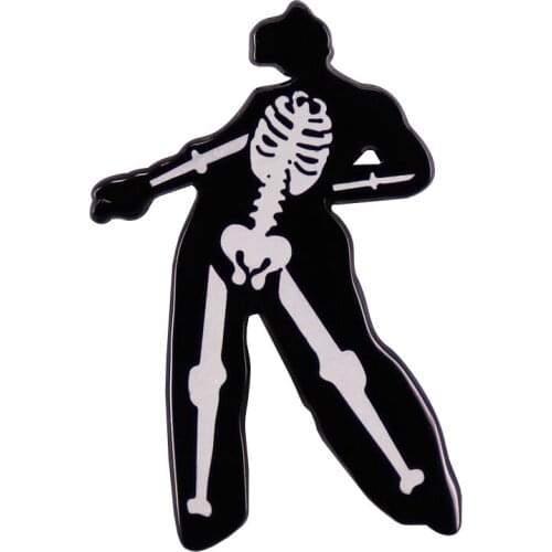 Fine Line Poster Inspired Skeleton Lapel Pin HStyles Fans Cool Punk Aesthetics Decor