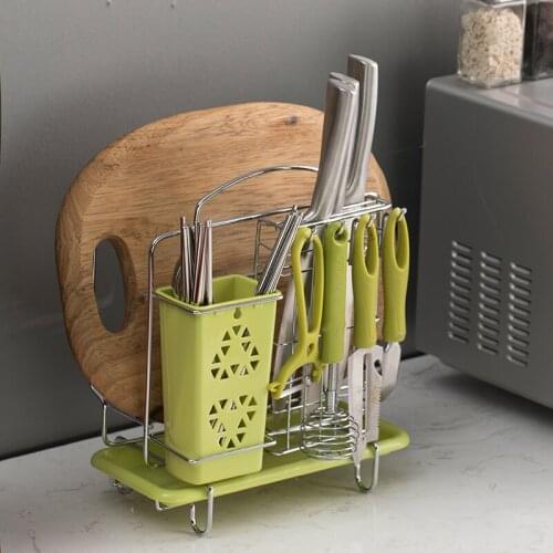 Kitchen Storage Rack Chopsticks Chopping Board Chopping Board Knife Tableware Storage Multi-Function Kitchen Knife Rack