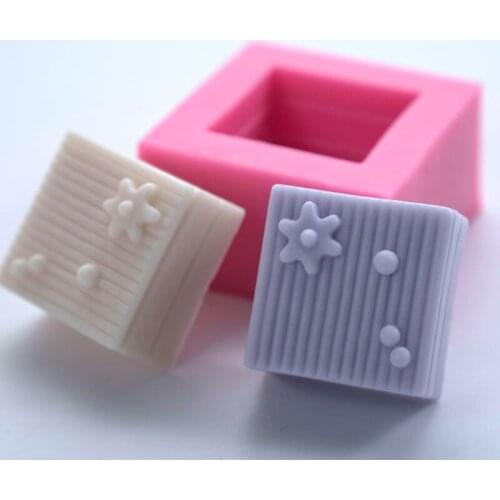 Square Star Silicone Soap Mold Soap Making Tools For DIY Fondant Cake Craft Candle Wax-Resin Handmade Soap form