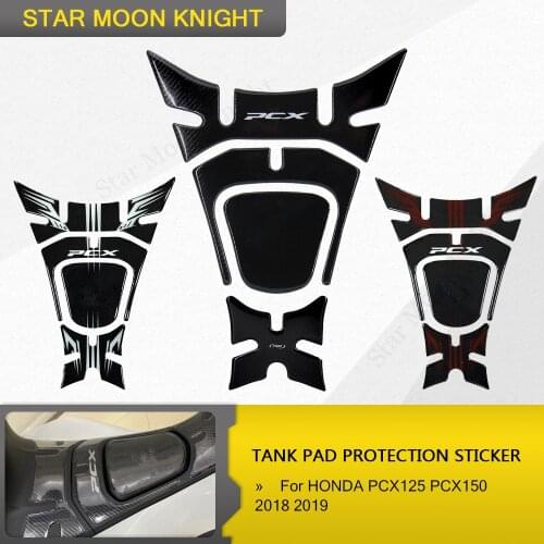 Modified motorcycle For HONDA PCX125 PCX150 2018 2019 pcx sticker 3D Fairing oil Gas Cap Tank Pad protection Sticker badge