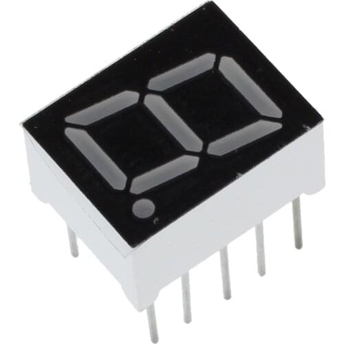 New 10 Pcs Common Cathode 10 Pin 1 Bit 7 Segment 0.39" Red LED Display Digital Tube