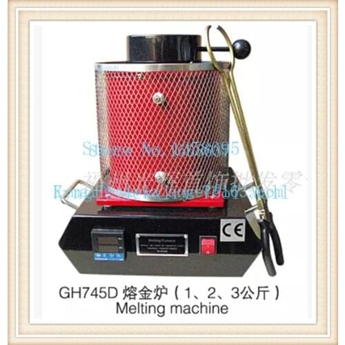 New Type jewelry diy making Equipment 220V 2kg Gold Silver Brass Melting Furnace Furnace to Melt Gold