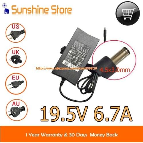 Genuine For Dell 19.5V 6.7A 130W Adapter ADP-130DBD DA130PE1-00 DA130PM1 Charger For Vostro 15 7500 XPS L502X 15 TX73F OEM 6TTY6