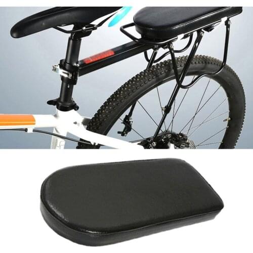 Bicycle Rear Seat Cushion Soft Bicycle Rear Seat Cushion Seat Cover Riding Pad Bicycle Components Parts Saddles Seats