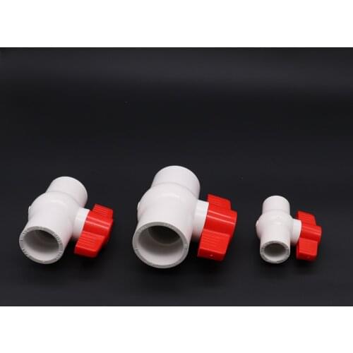 20/25/32mm/40mm Pipe PVC Valve Connector Water Pipe Fitting Ball Valve Water Pipe Valve Agriculture Garden Irrigation Fittings