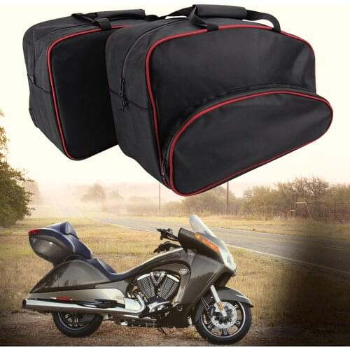 Motorcycle Saddle Bags Side Storage Luggage Bag Inner bag liner Waterproof FOR Victory Vision Tour Cross Country Tour