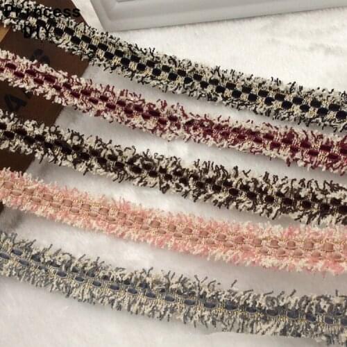 1 Yard Garment Accessory 2cm Embroidered Lace Trim Ribbon DIY Hair Bow Handmade Costume Dress Curtain Sheet Sewing Supply