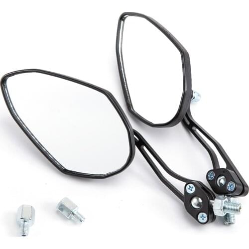 2PCS/Set 360 Degree Rotation Universal Motorcycle Rearview Mirrors Scooter Rear View Side Back Mirrors 8mm 10mm