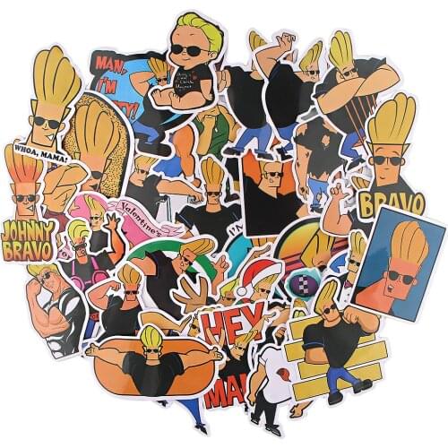 Ransitute R1023 35pcs/set Cartoon Strong Man Creative Stickers DIY Stickers Cartoon Style For Notebook Phone Case Stickers