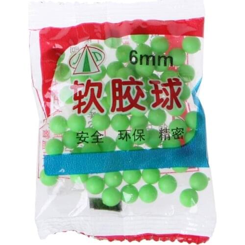 800pcs 6mm Medium Stiff Bb Gun Paintball Toy Sniper Bullets Ball Kids Toy