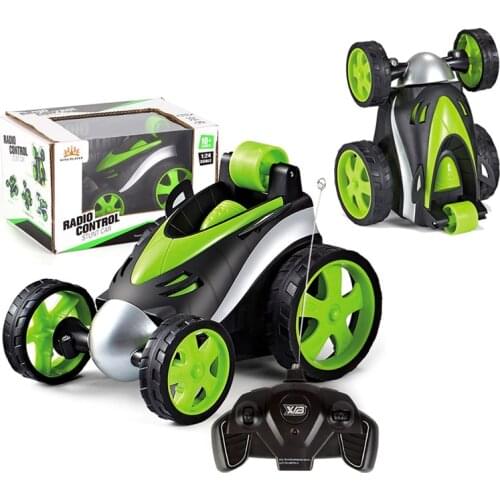 Wireless Remote Control Car Tumbling Stunt Dump Truck Toys For Children Electric Cool RC Cars Toy Boy Kids Birthday Gifts