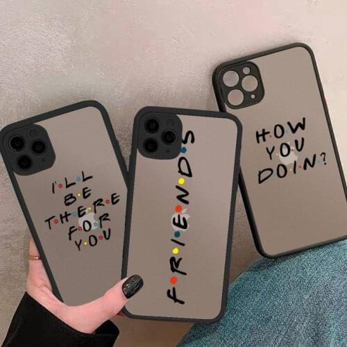 Best friends American TV series Phone Cases matte transparent For iphone 7 8 11 12 plus mini x xs xr pro max cover