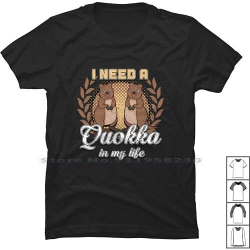 Quokka T Shirt 100% Cotton Australia Grunge Smile Alas Lia Bat St Ok