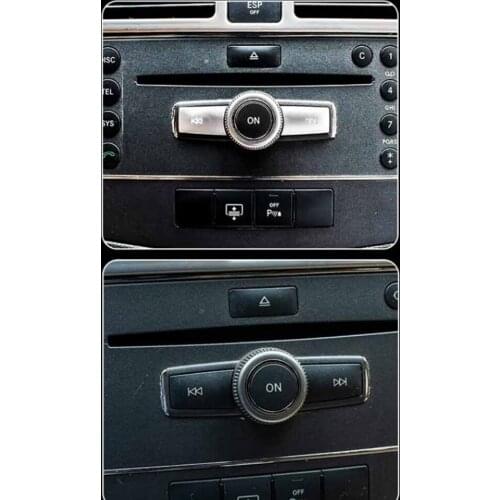 For Mercedes Benz Button Covers Parts Quality ABS Sequins ML W204 W212 2pcs