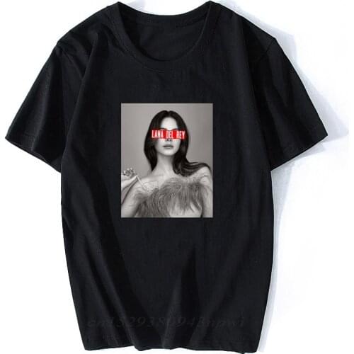 Lana Del Rey Cool Print Casual Funny Shirt White Top Tee High Quality O-Neck Summer Plus Size Harajuku T Shirt
