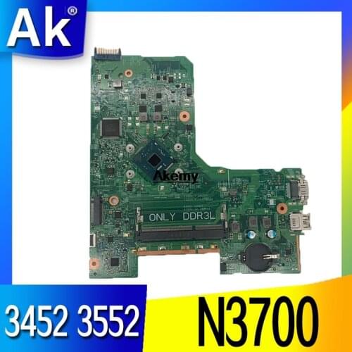 For DELL INSPIRON 3452 3552 laptop motherboard PWB:896X3 14279-1 N3700 CPU CN-0JX7F0 0JX7F0 JX7F0 mainboard NOTEBOOK PC
