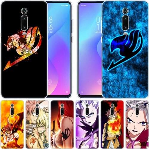 Soft Silicone Case Anime Manga Fairy Tail for Xiaomi Pocophone F1 Mi 9T Pro CC9 CC9E 9 9SE 8 A3 A2 Lite A1 5X 6X Mix3 Play Cover