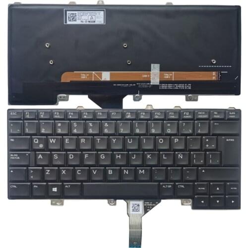 New Laptop Latin Keyboard For DELL Alienware 15R3 15 R4 13 R3 With Backlit 0KYM7R PK1326S1C22 LA Layout
