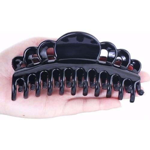 Extra Large Barrettes Womens Hair Accessories Big Hair Claw Girls Ponytail Holder Tool Korean Headdress Hairpin Clips XXL HC085