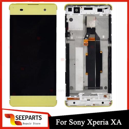 Original LCD For SONY Xperia XA Display Touch Screen Digitizer Assembly Replacement F3111 F3112 F3116 For SONY Xperia XA LCD