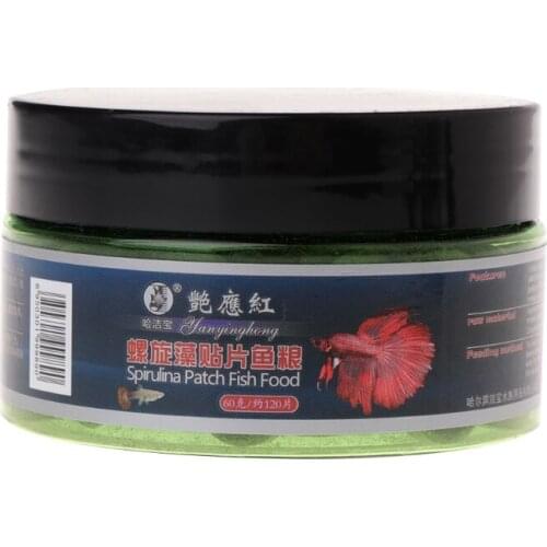 Fish Food Tablet Spirulina Algae Aquarium Pills Fish Tank Tropical Catfish Wafer Forage