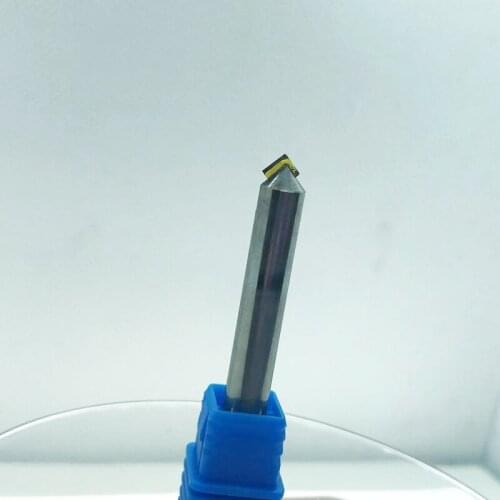 PCD Single crystal R knife diamond chamfering knife diamond high gloss flat bottom knife