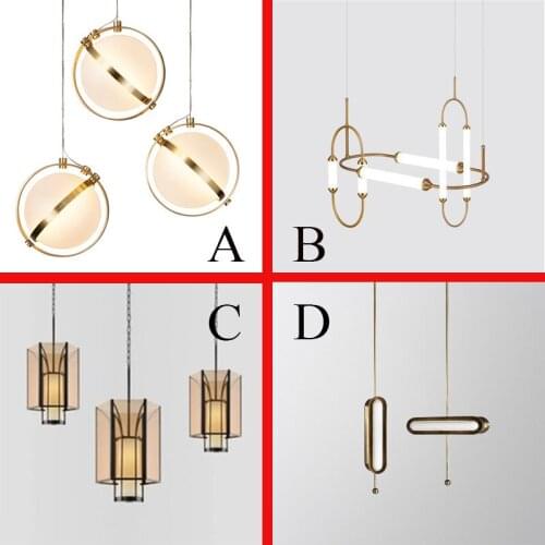 Vintage iron led light hanging lamp cocina accesorio led wall moon lamp living room decoration lamparas de techo avizeler